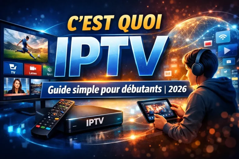 c’est quoi iptv guide simple pour débutants 2026 explication iptv